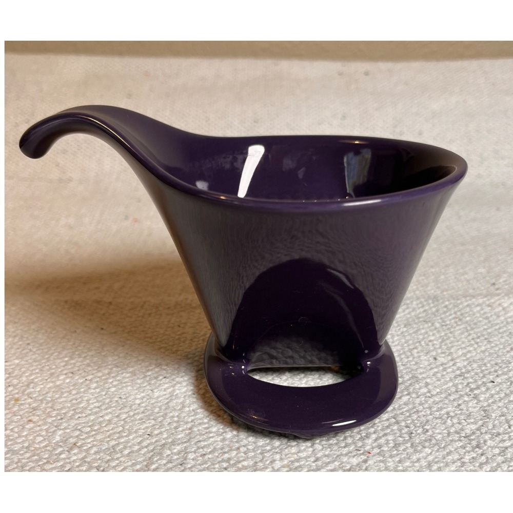 Purple Ceramic Coffee Pour Over Dripper Cone Brewer